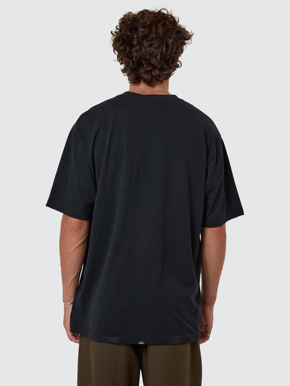 Thrills Make A Wish Oversize Fit Tee - Faded Black (view 5)