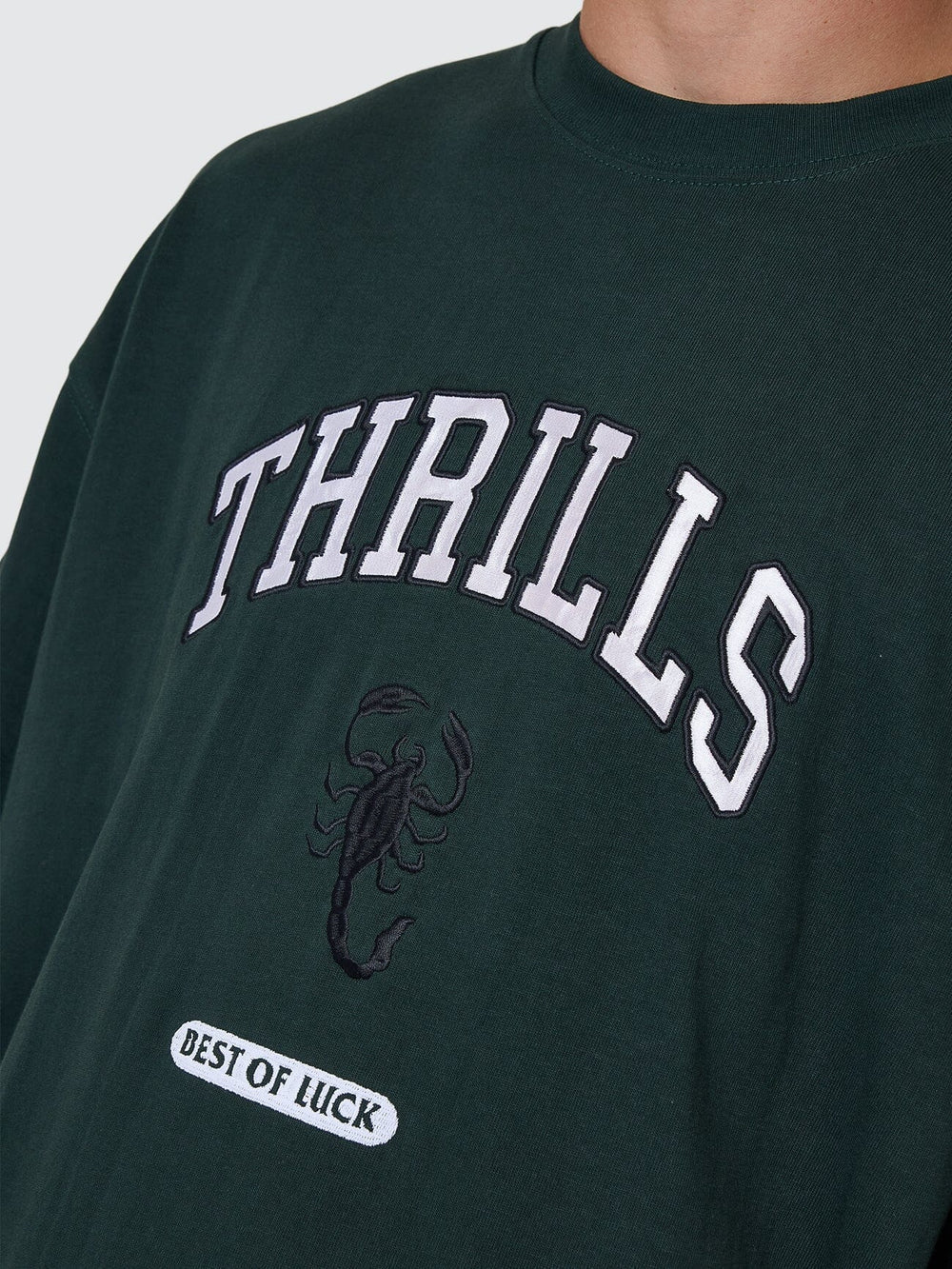 Thrills Los Stingers Box Fit Oversize Tee - Vista Green (view 2)