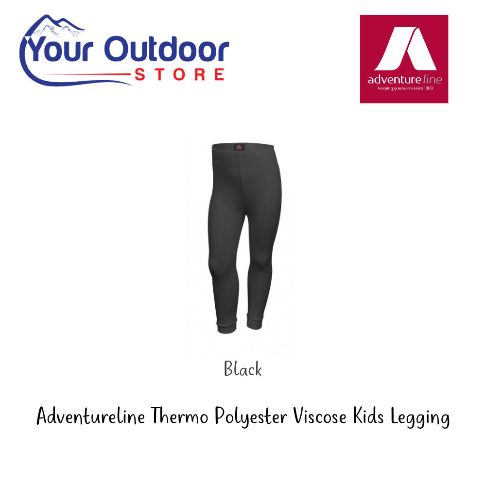 Adventureline Kids Thermo Legging Black detail