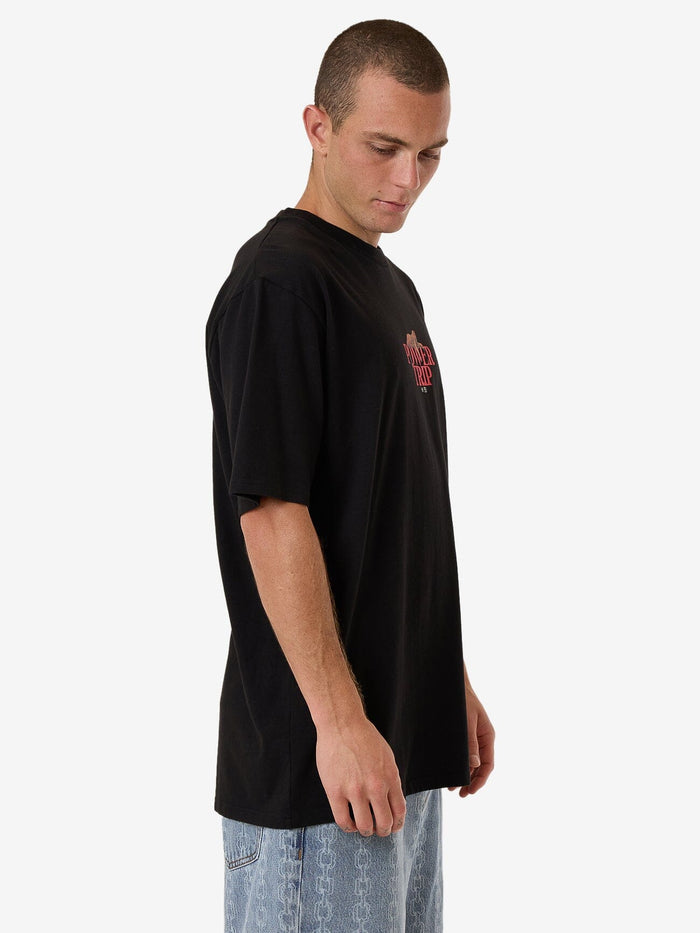 Power Trip Oversize Fit Tee - Black
