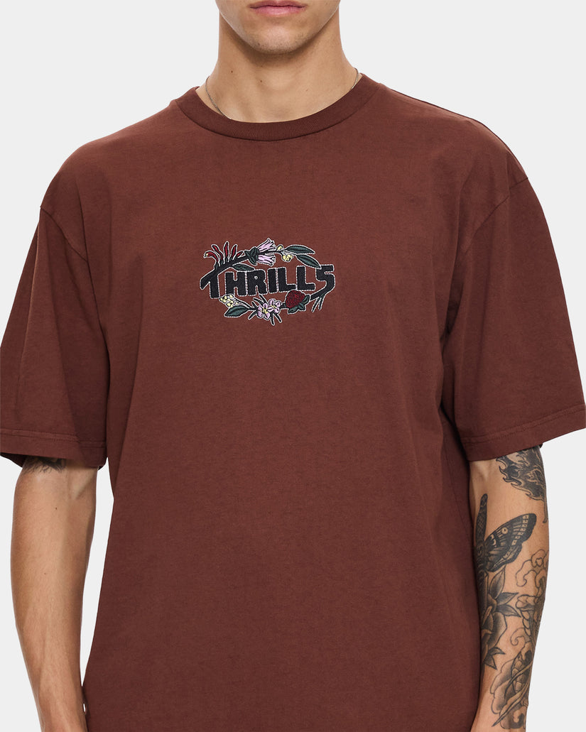 Thrills Beauty Around Us Oversize Fit Tee - Acorn (view 7)