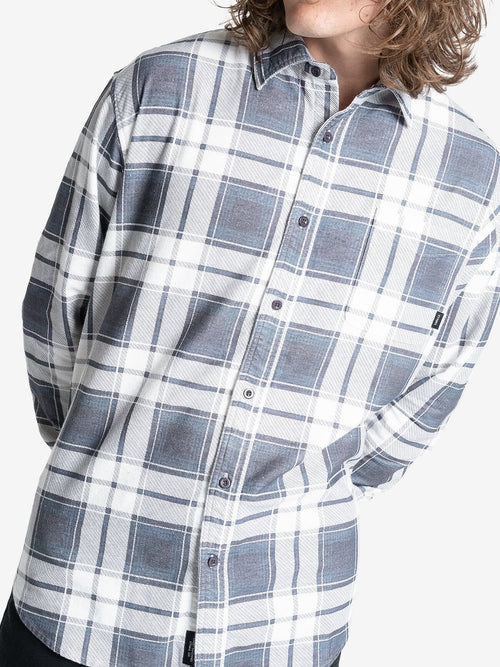 Thrills Union Check Flannel - Dark Charcoal