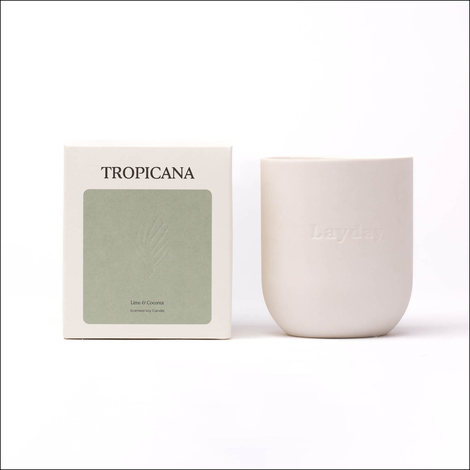 Layday Tropicana Candle - Lime & Coconut