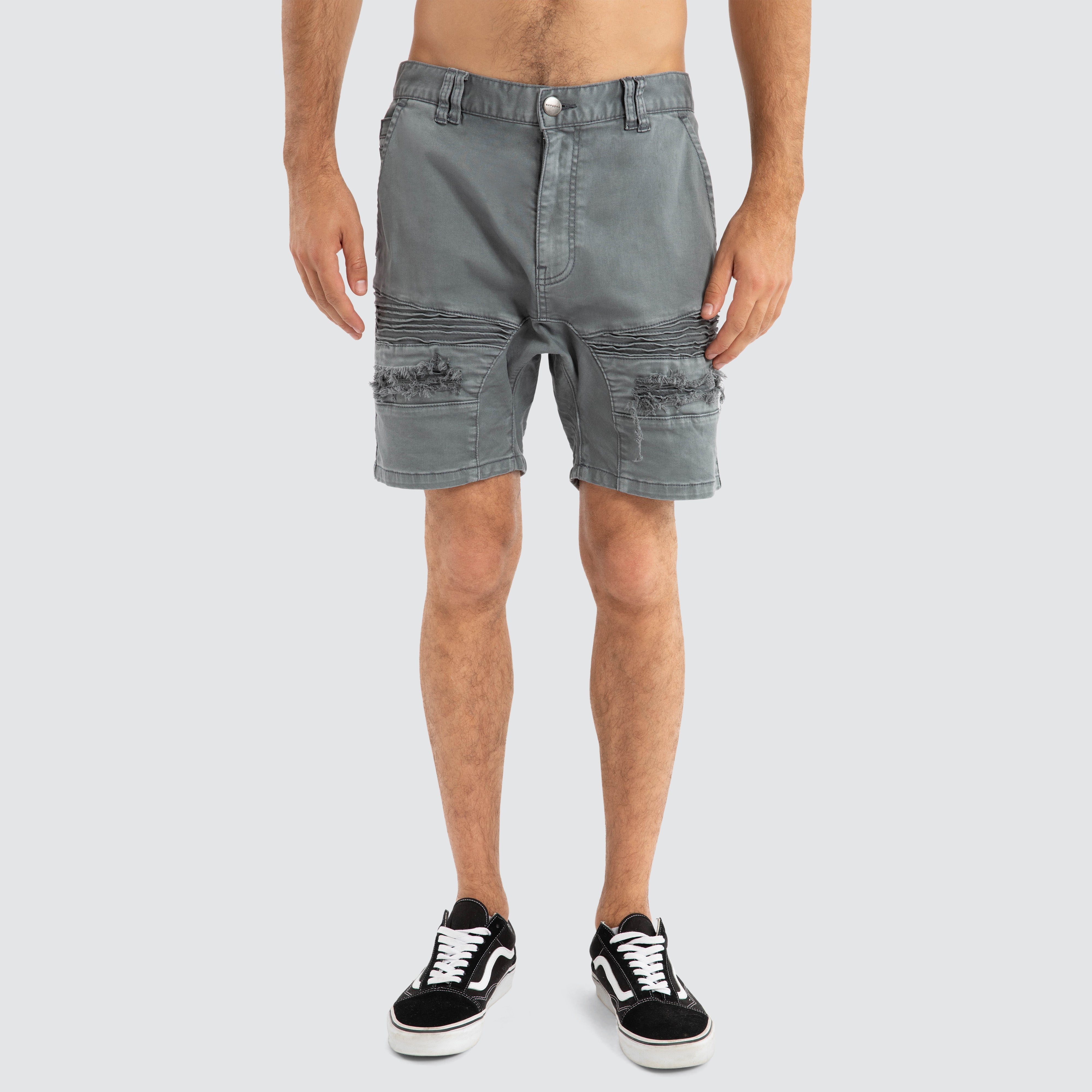 Viper Denim Short - Iron Gate