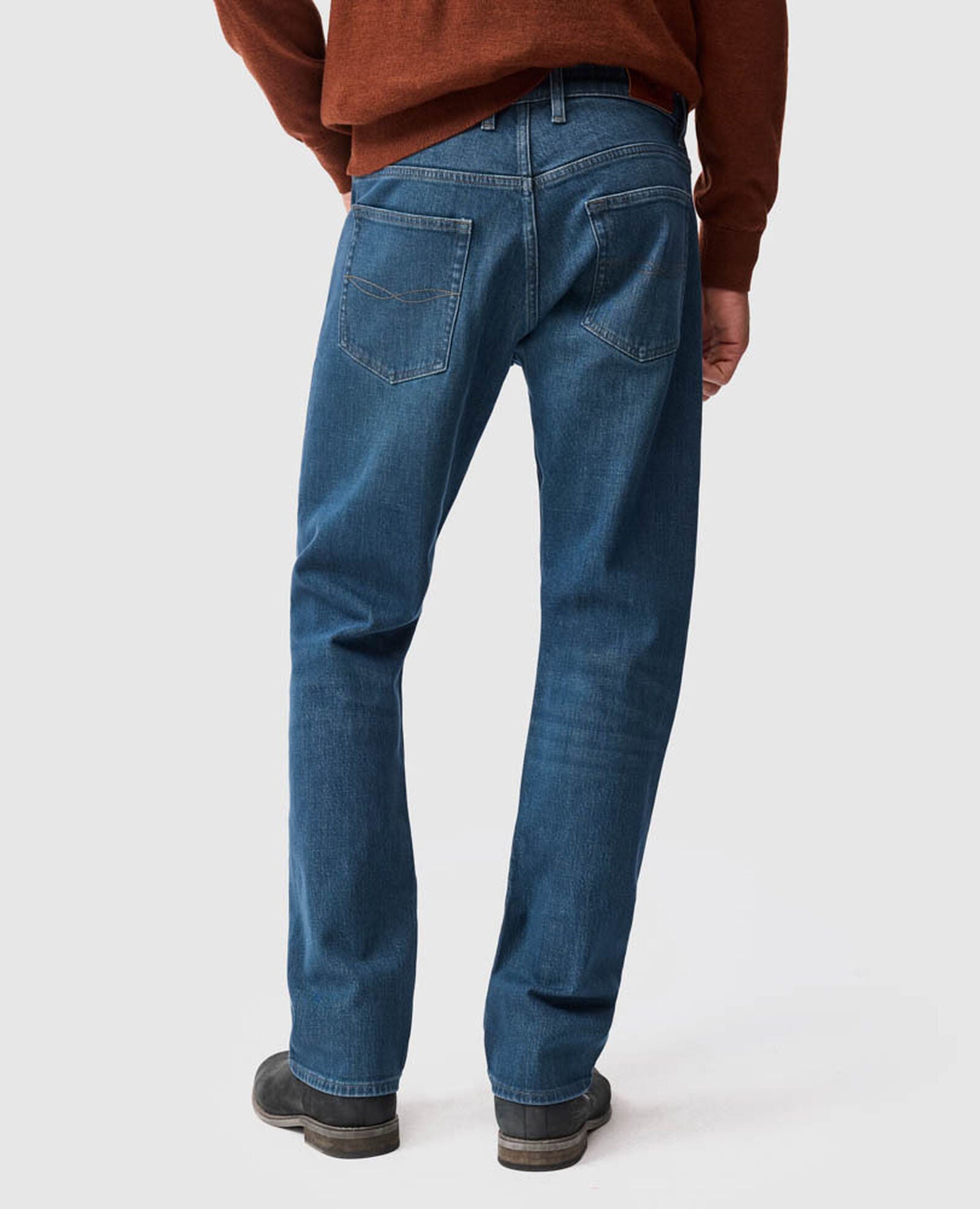 Kurow Relaxed Italian Denim - RL Mid Blue
