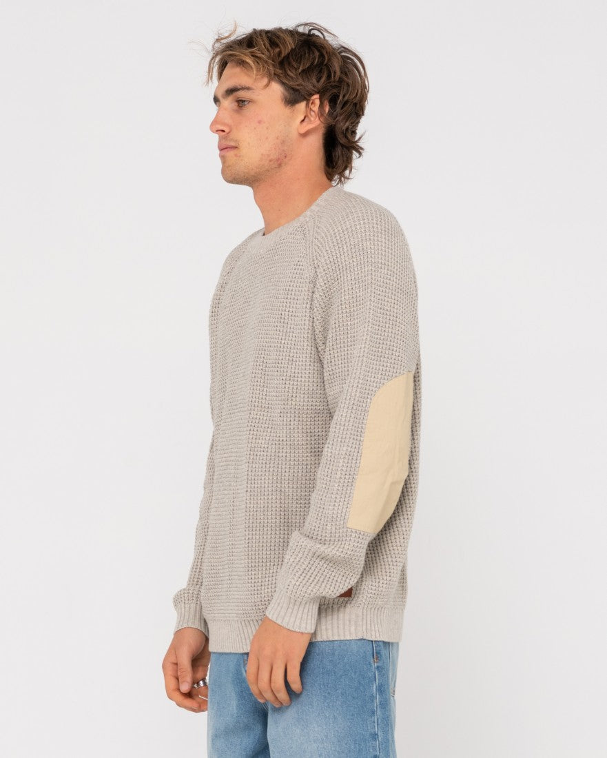 Rusty Disposal Crew Neck Knit - Ecru (view 3)