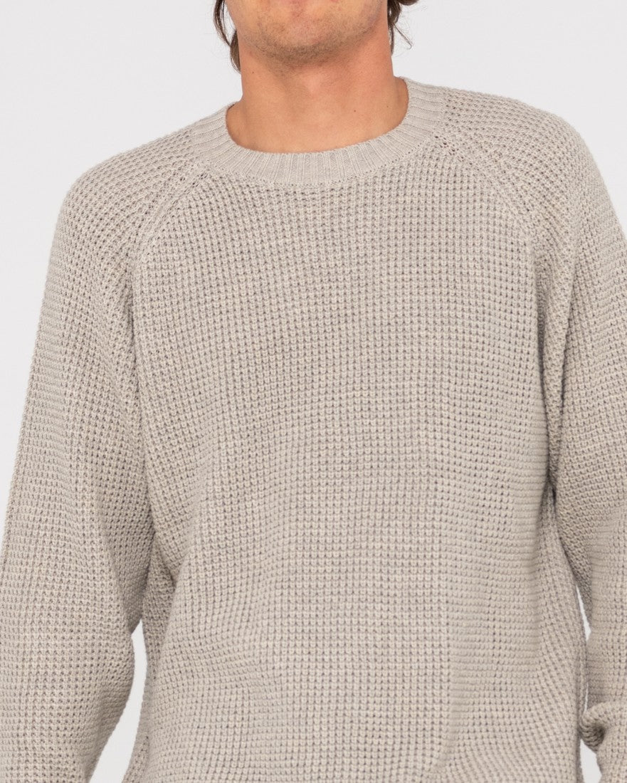 Rusty Disposal Crew Neck Knit - Ecru (view 4)