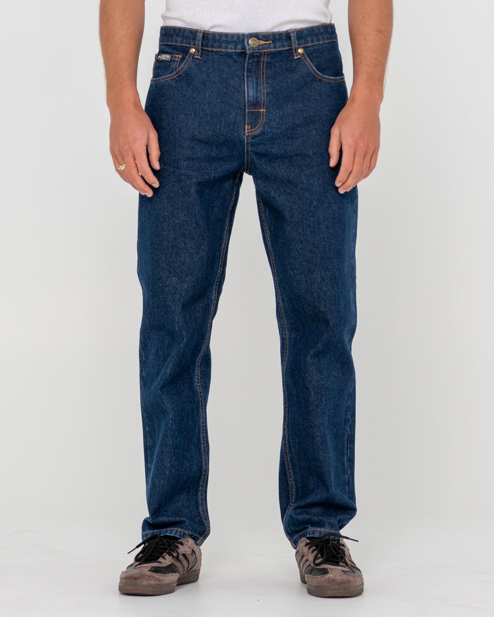 Rusty Steven Straight Jean - Middy Blue (view 2)