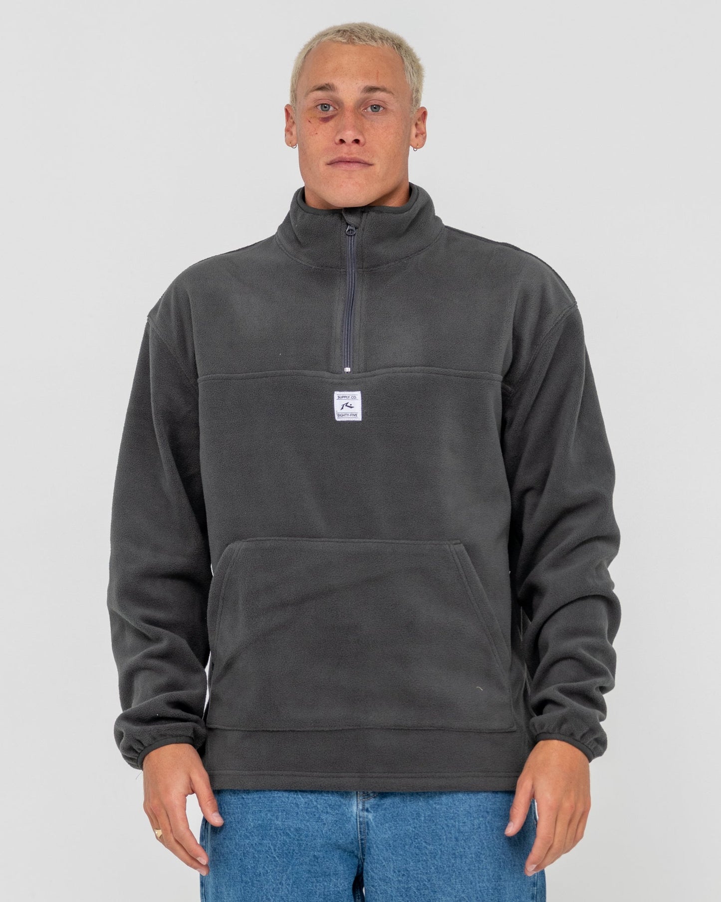 Core Division Polar Fleece Quarter Zip - Coal