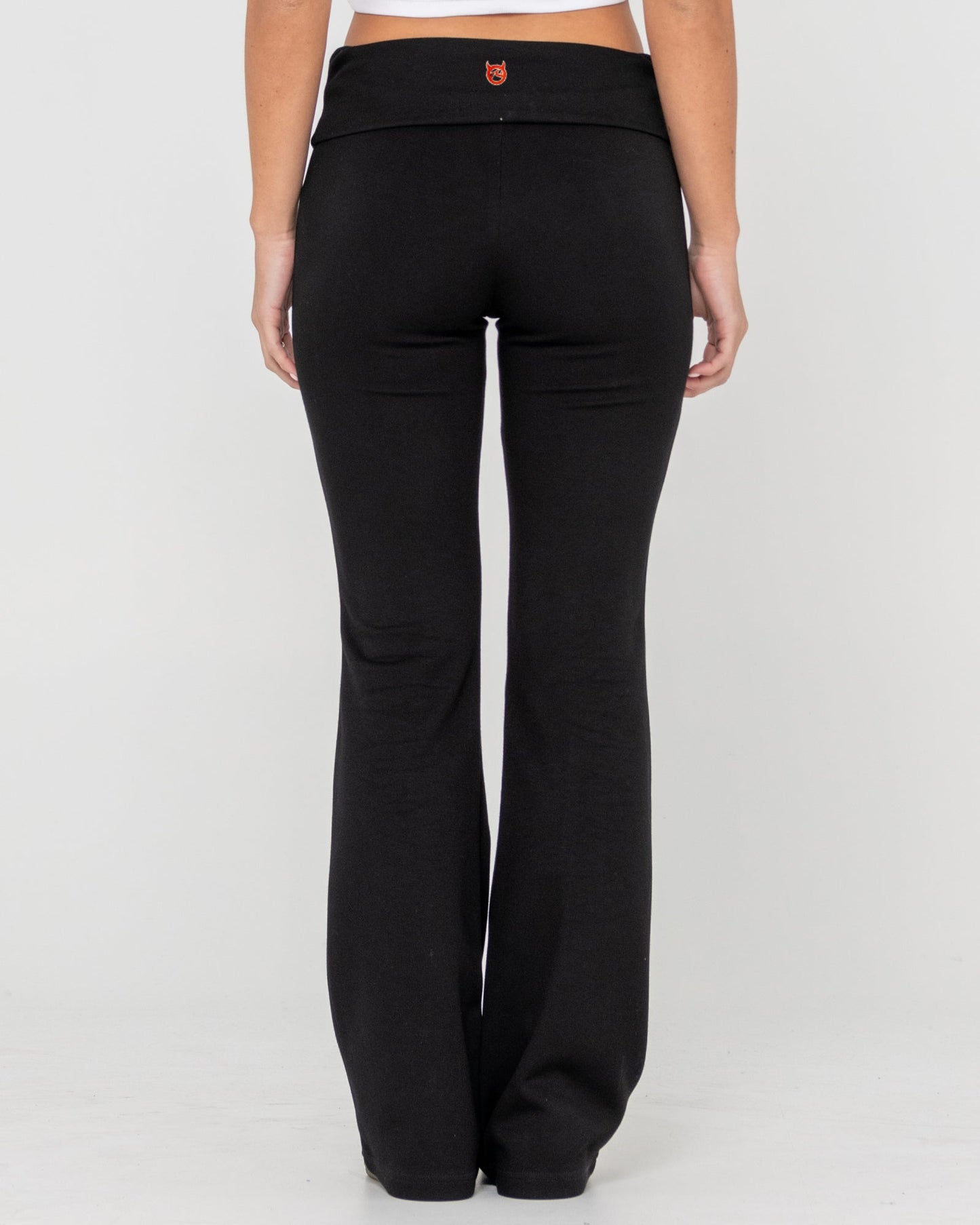 Hilton Low Rise Bootleg Track Pant - Black