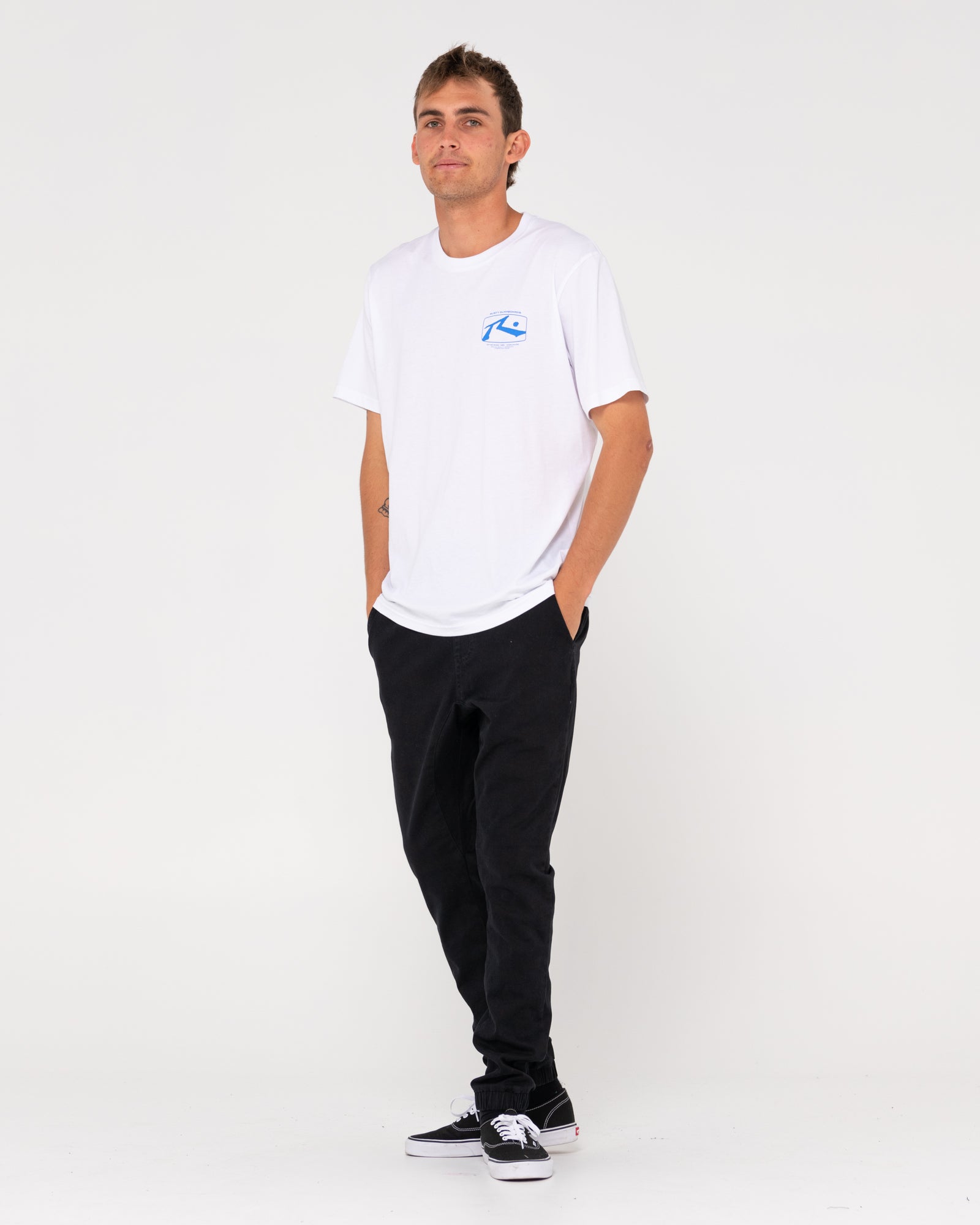 Rusty Hook Out Elastic Pant - Black