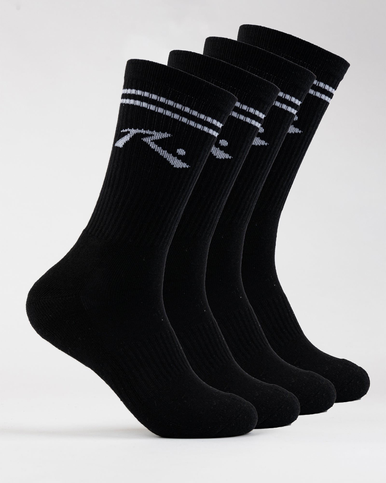Rusty Comp Mid Calf 3 -Sock Pack - Black