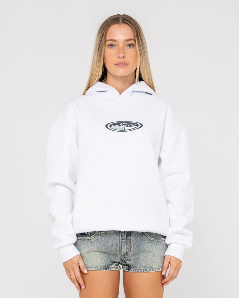 Rusty Throw Me A Disc Oversized Hood - White