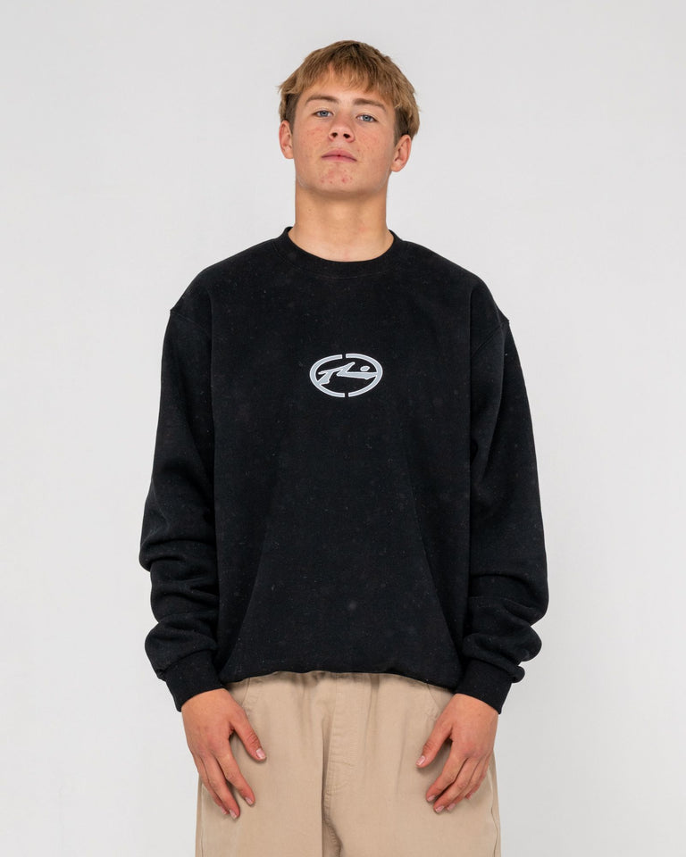 Rusty Turbo Crew Fleece - Black