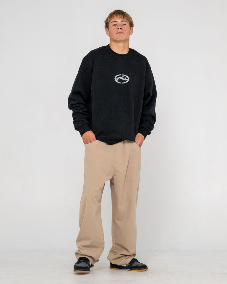 Rusty Turbo Crew Fleece - Black (view 2)