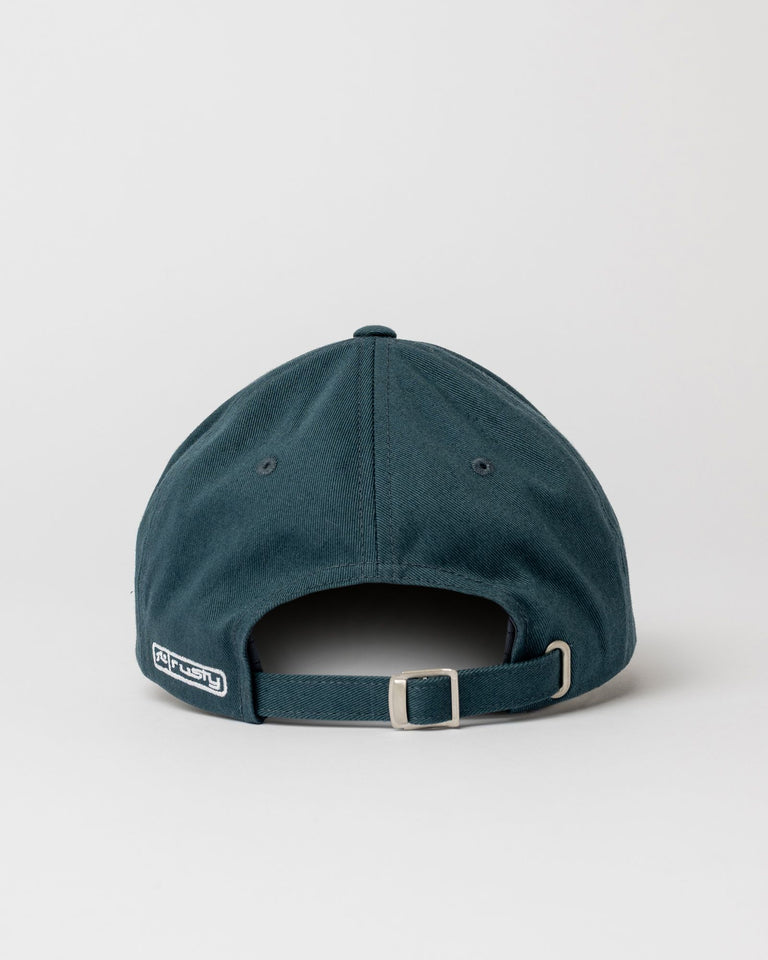 Rusty Signature Dad Cap - Deep Teal (view 4)