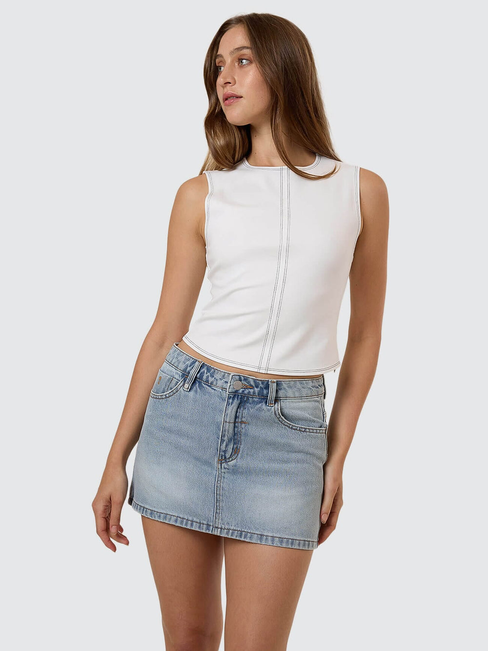 Thrills Sophie Skirt - Dusk (view 2)
