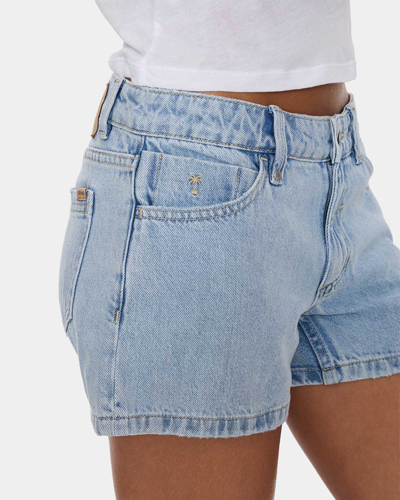 Thrills Daria Low Rise Micro Short - Serenity Blue (view 7)