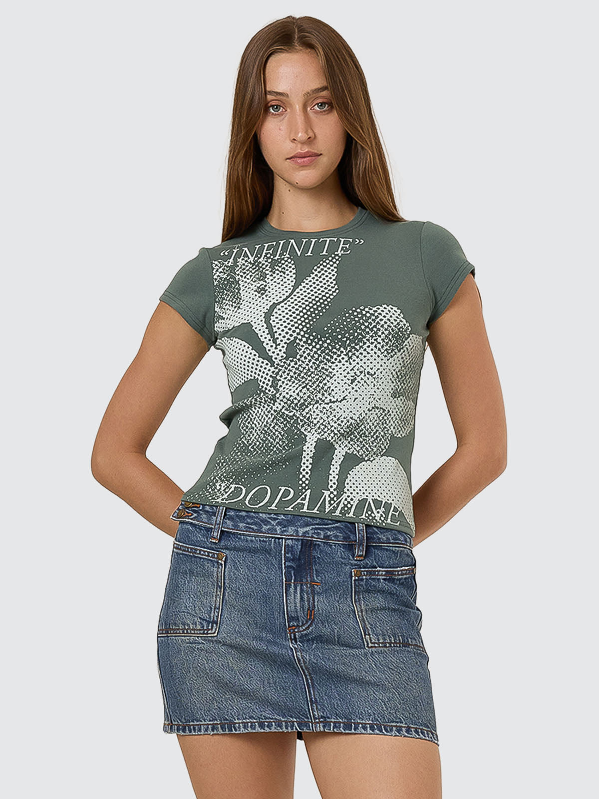 Infinite Dopamine Club Tee - Sea Pine