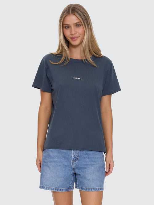Thrills Minimal Thrills Relaxed Tee in Heritage Navy