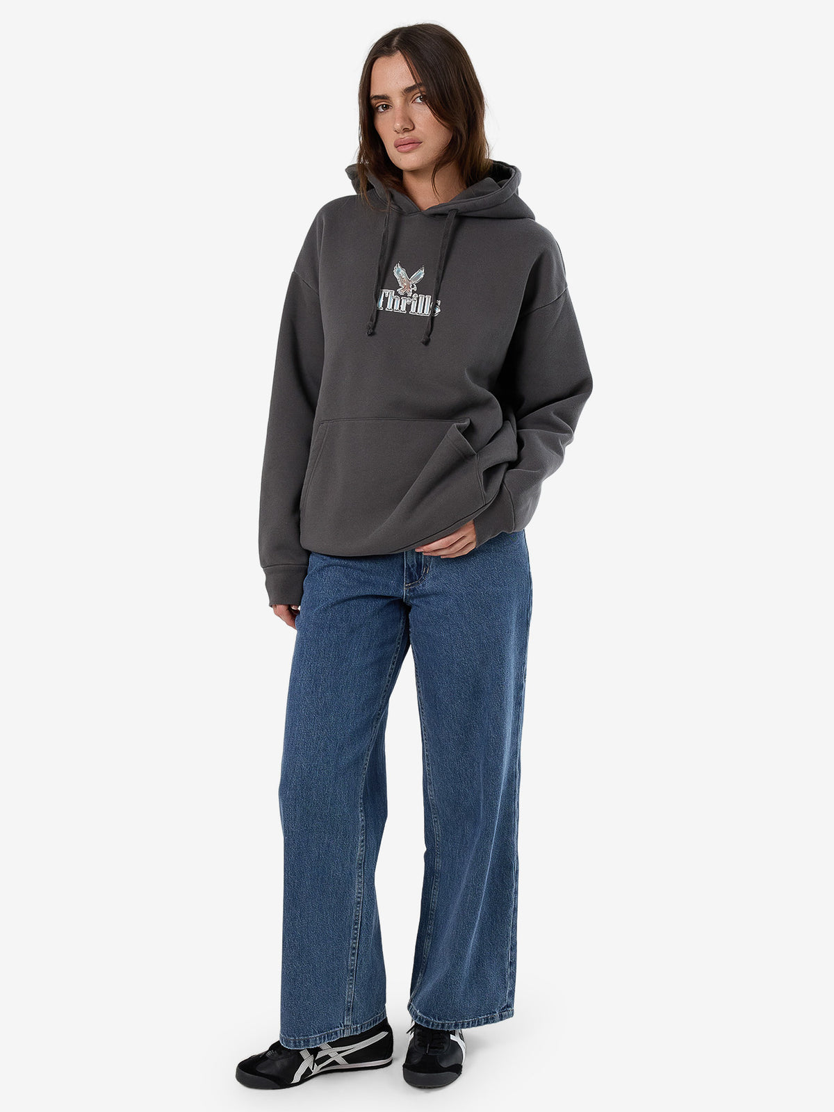 Strength & Glory Slouch Hood - Merch Black