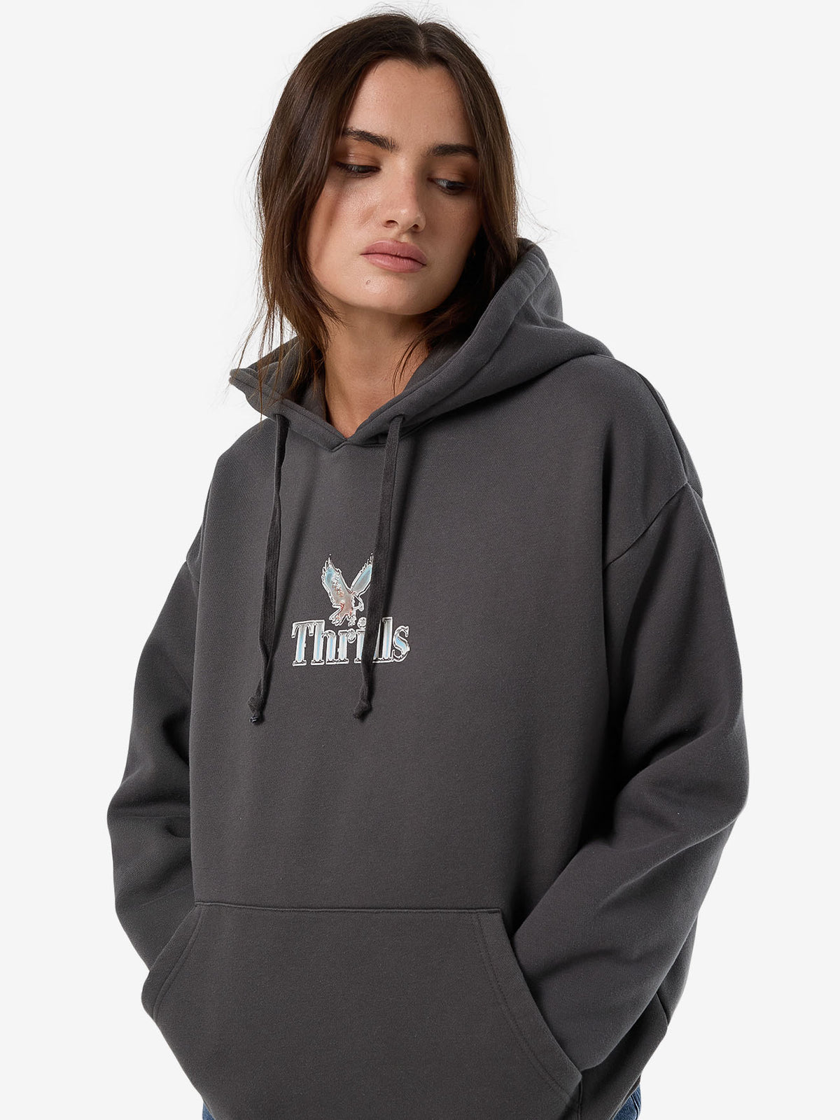 Strength & Glory Slouch Hood - Merch Black