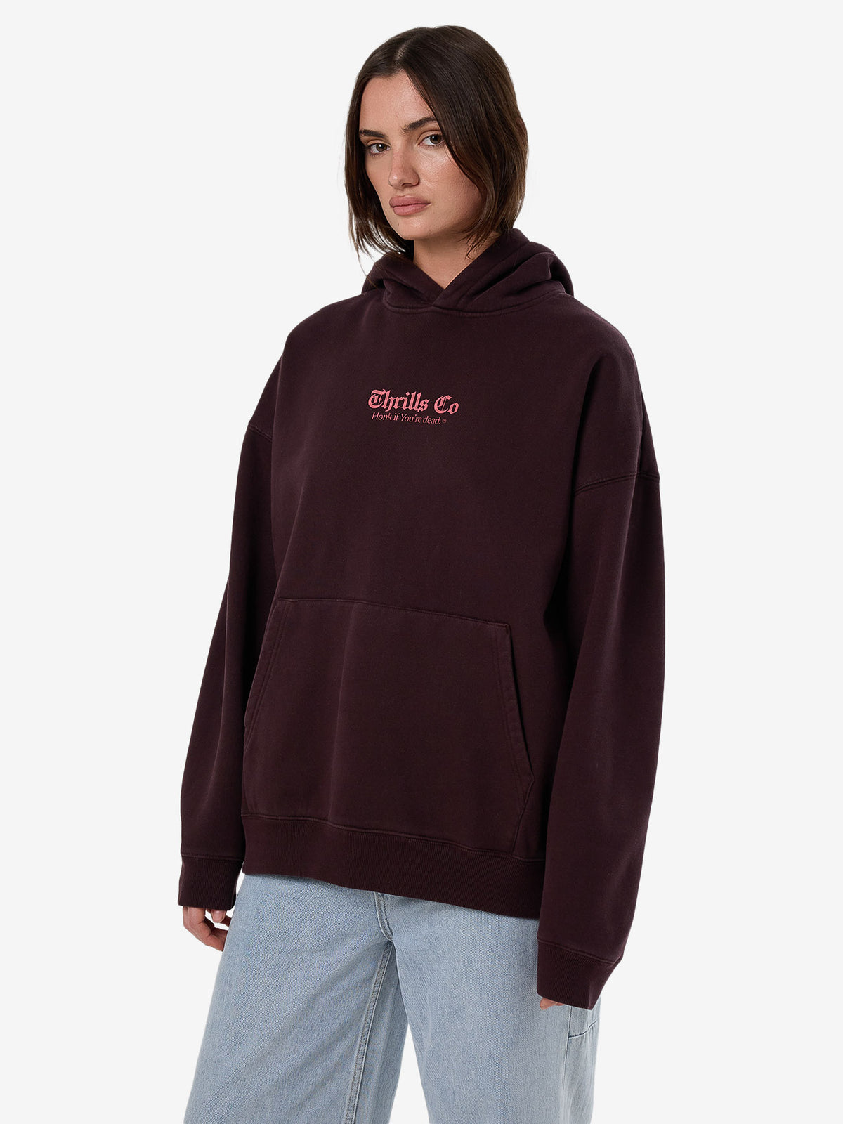Lighten Up Cocoon Panel Hood - Deep Plum