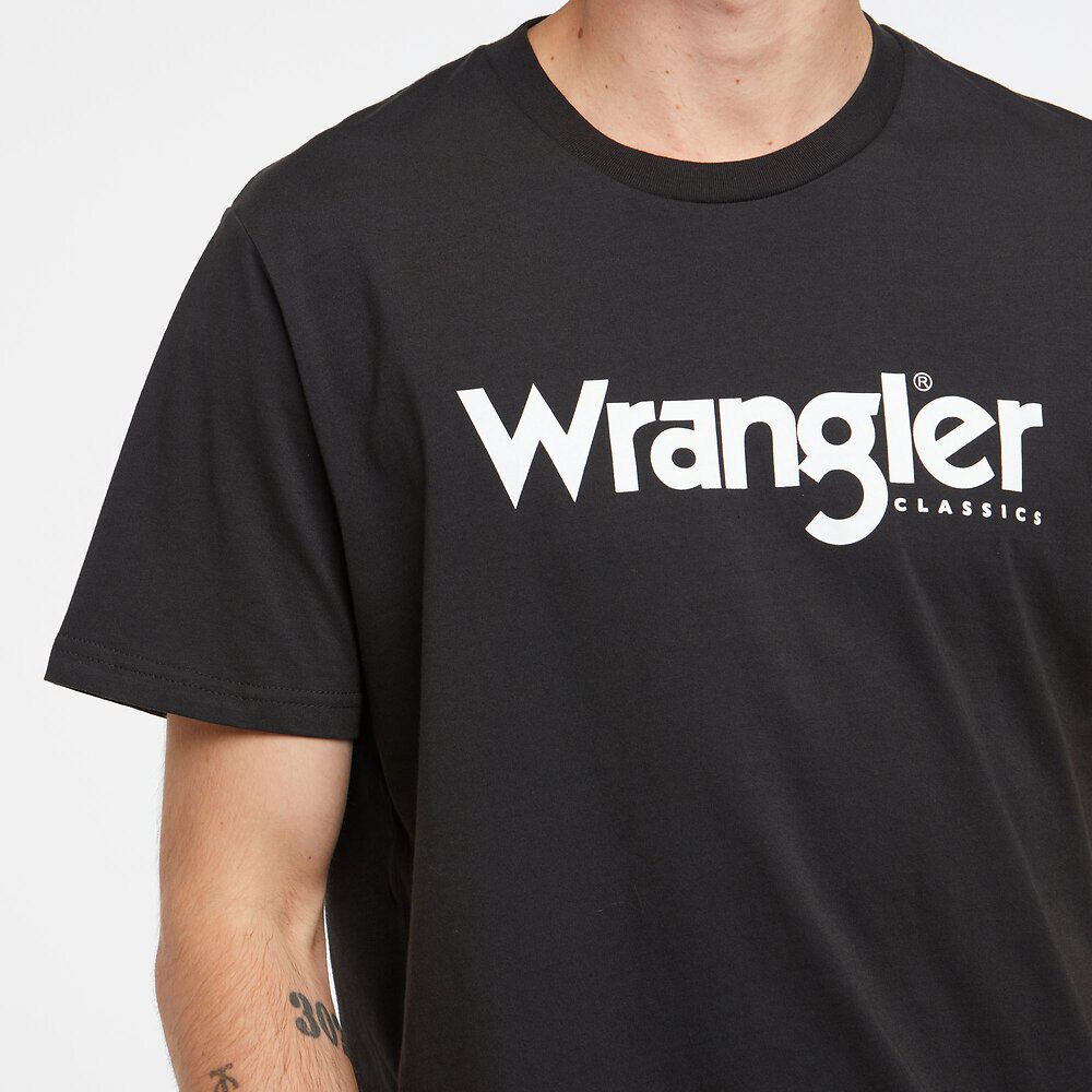 Mens Classic Logo Tee - Worn Black