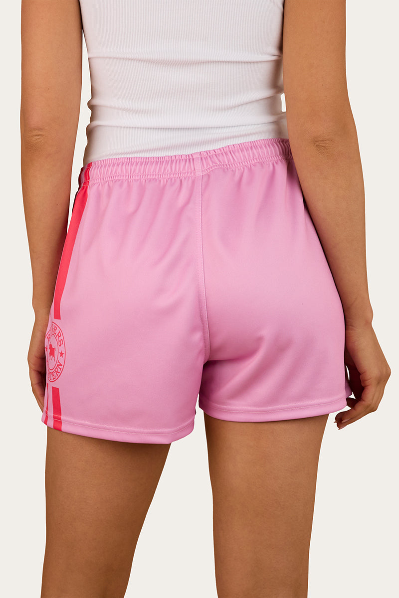Ringers Footy Short - Pastel Pink - Catani Clothing