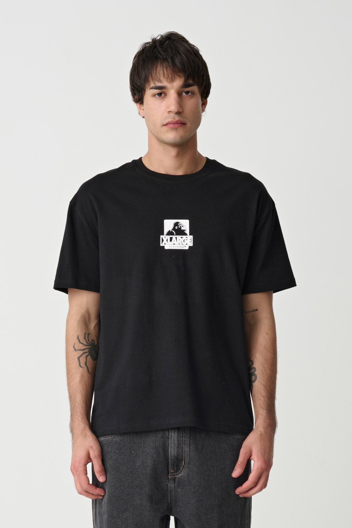 XLARGE 91 SS Tee in solid black - back