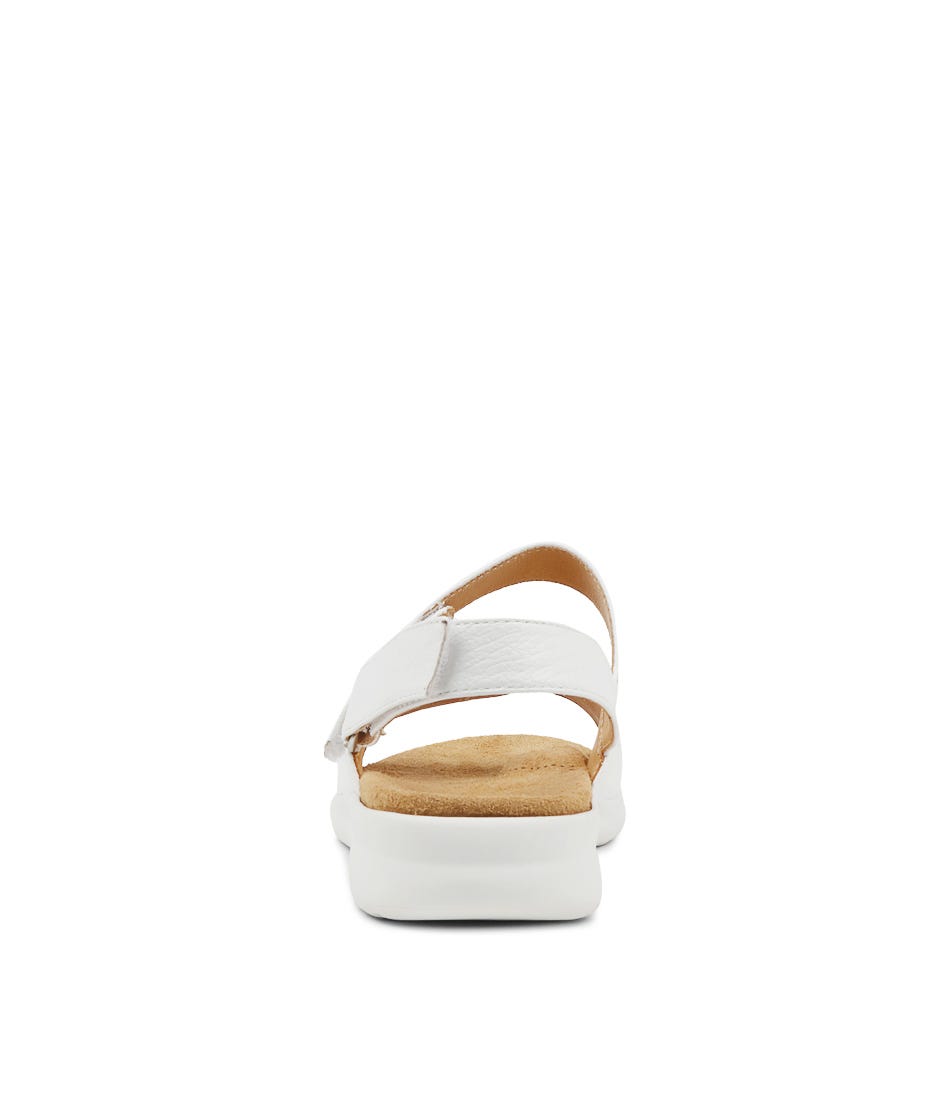 Ziera Benji XW Leather Sandal - Stone / White Sole (view 3)