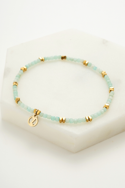 Zafino Jade Bracelet - Aqua