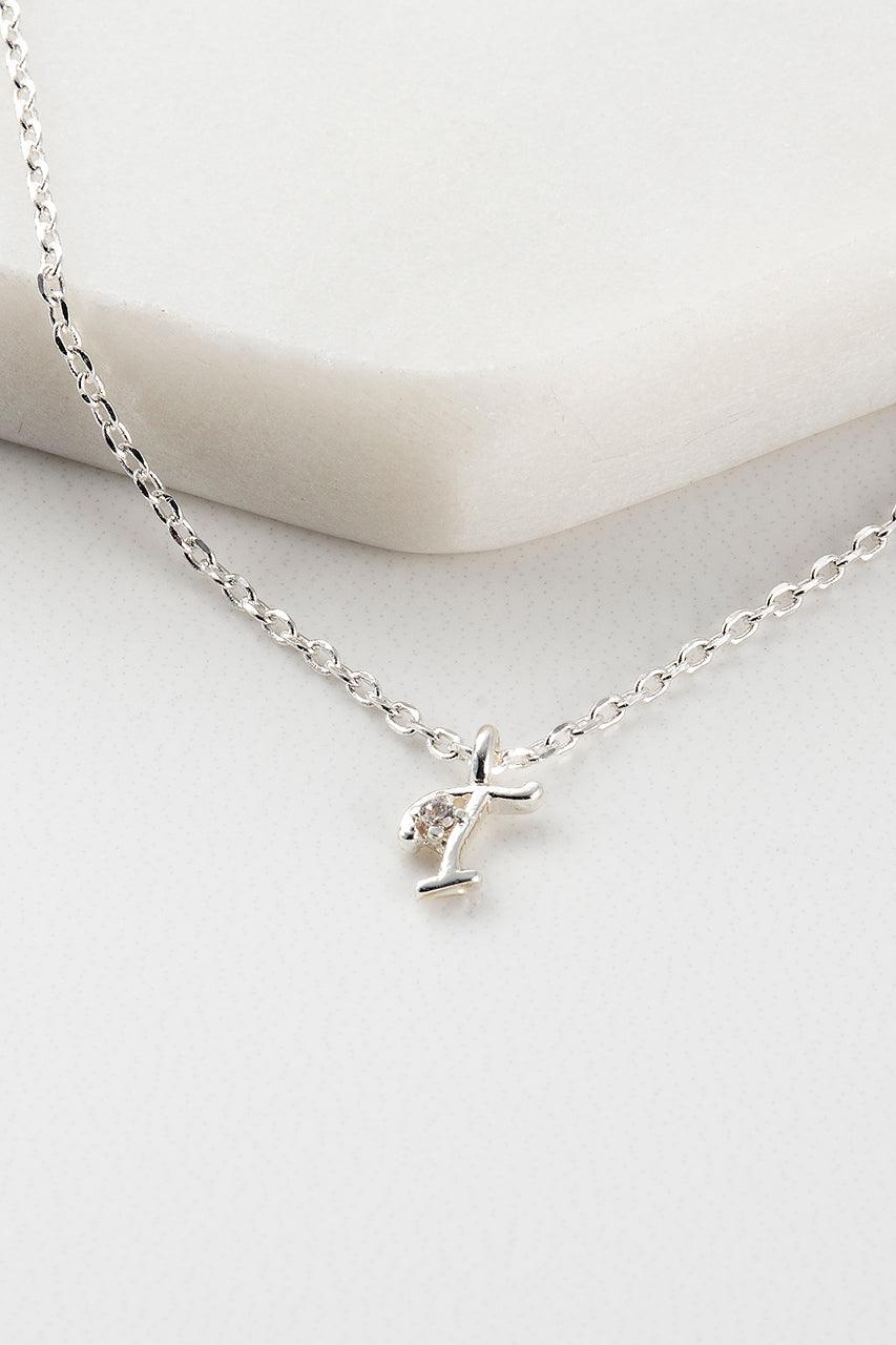 Zafino Initial Necklace - Silver (view 21)