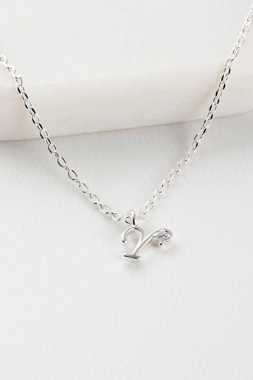 Zafino Initial Necklace - Silver (view 26)