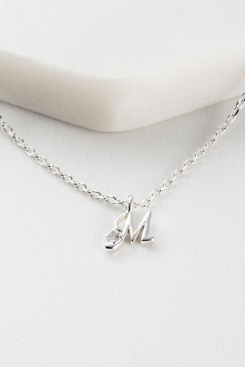 Zafino Initial Necklace - Silver (view 14)