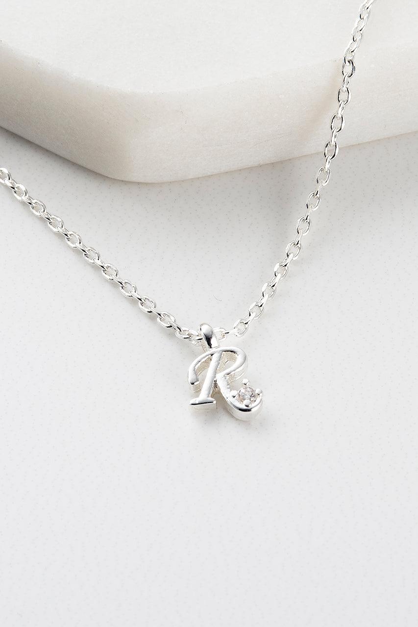 Zafino Initial Necklace - Silver (view 19)