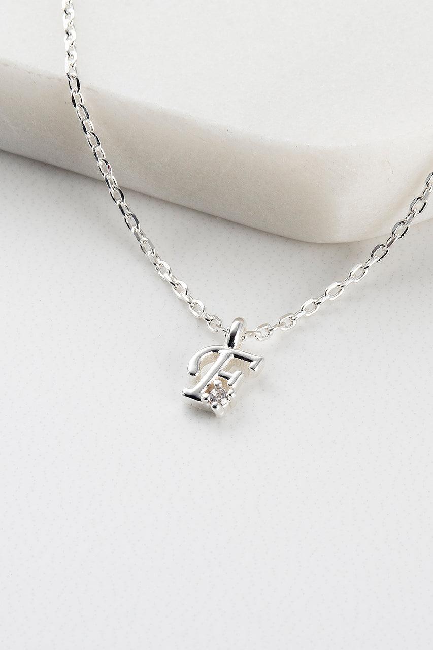 Zafino Initial Necklace - Silver (view 7)