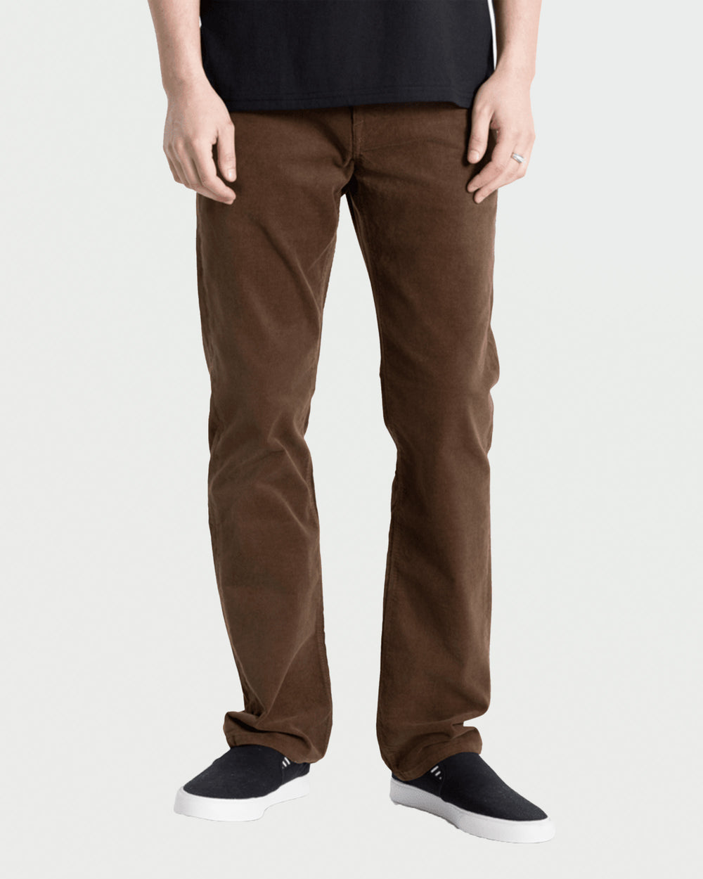 Volcom Solver 5 Pocket Cord Pants - Brown Stone