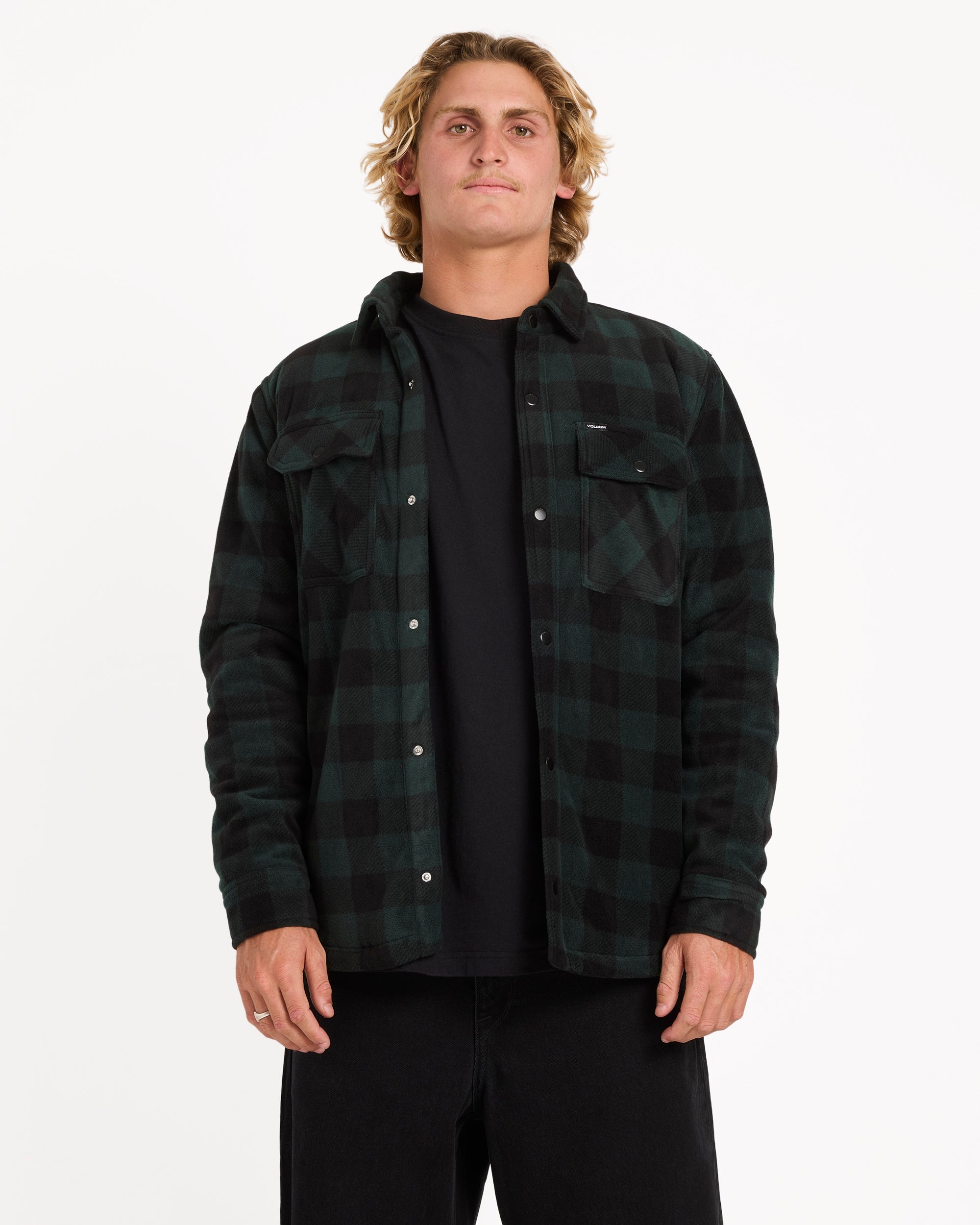 Volcom Bowered Shacket Scarab