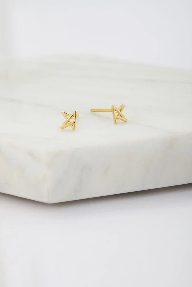 Zafino Amelia Stud Earring - Gold
