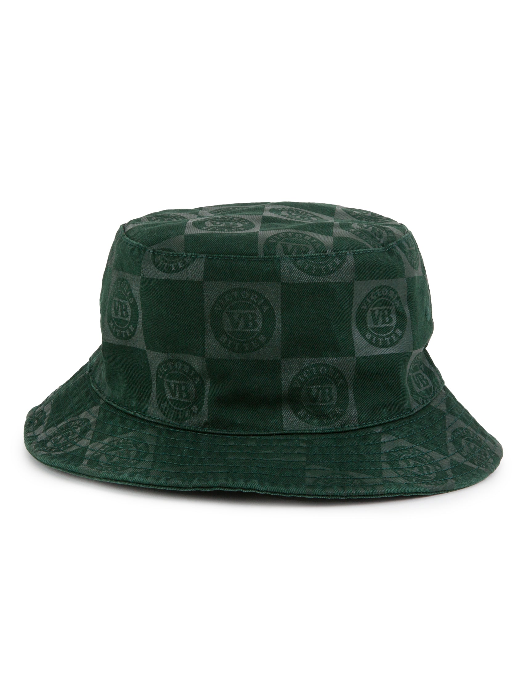 Victoria Bitter Tonal Reversible Bucket Hat in bottle green