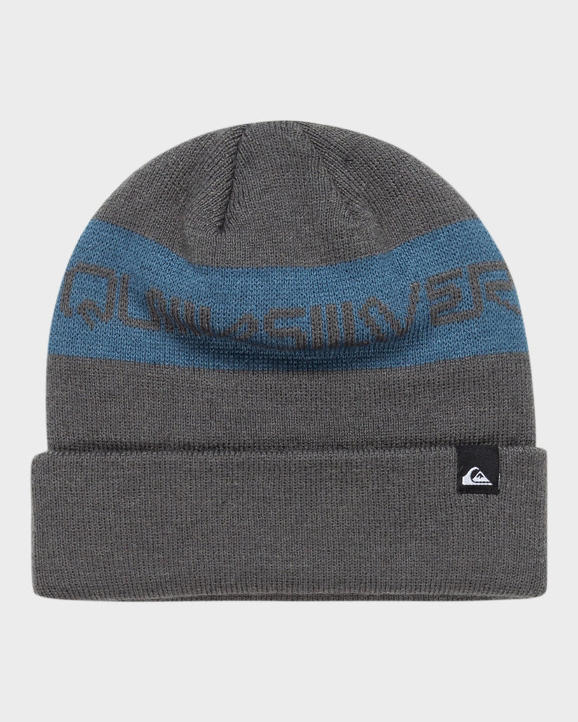 Quiksilver Hunker Down Youth Hat - Dark Shadow