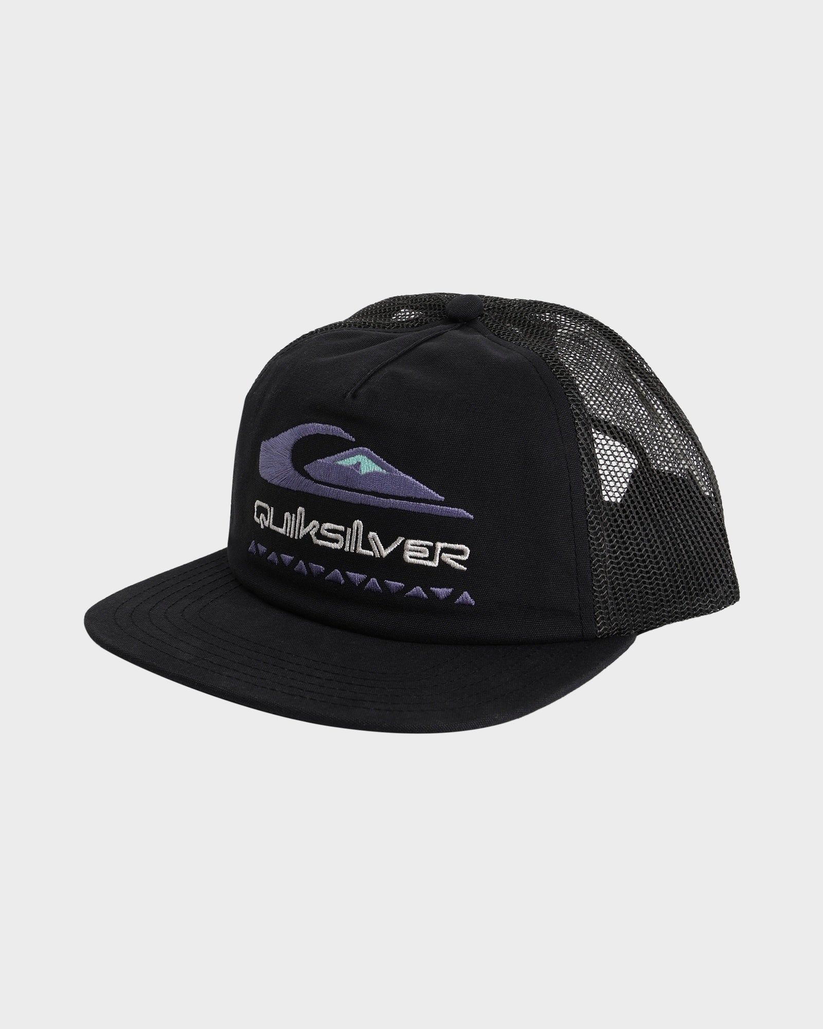 Quiksilver Oasis Trucker Cap Dusted Peri front