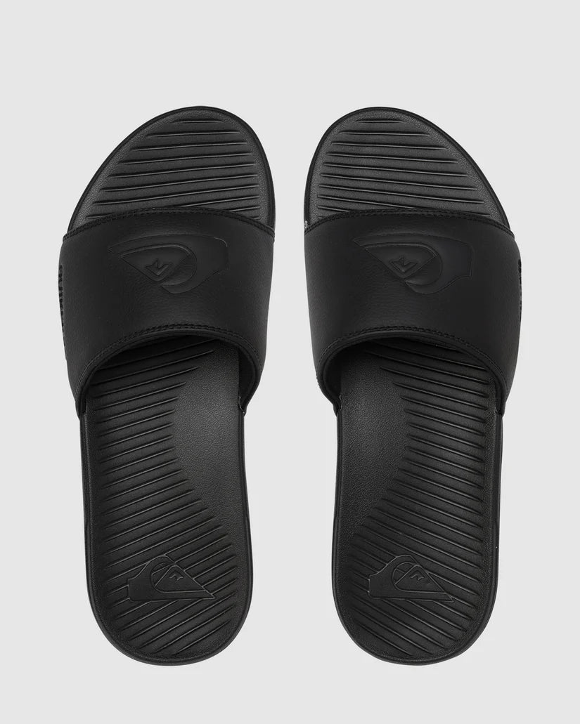 Quiksilver Bright Coast Slide - Solid Black