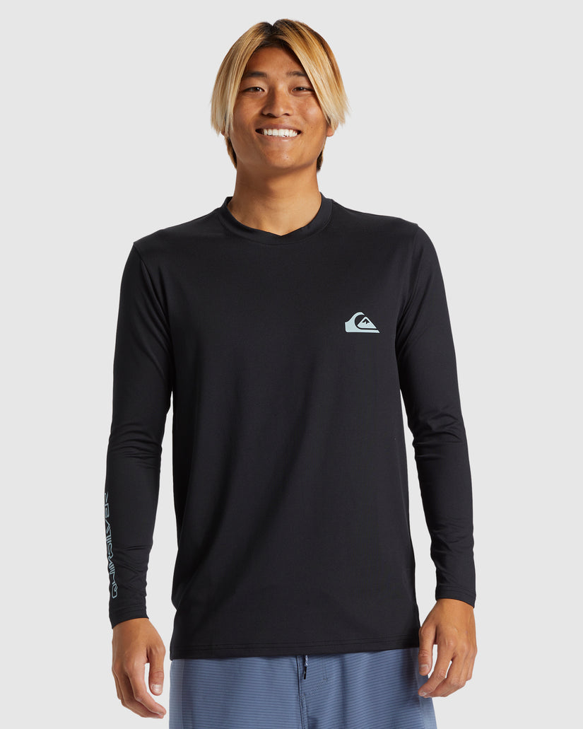 Quiksilver Everyday LS UPF50 Surf Tee - Black