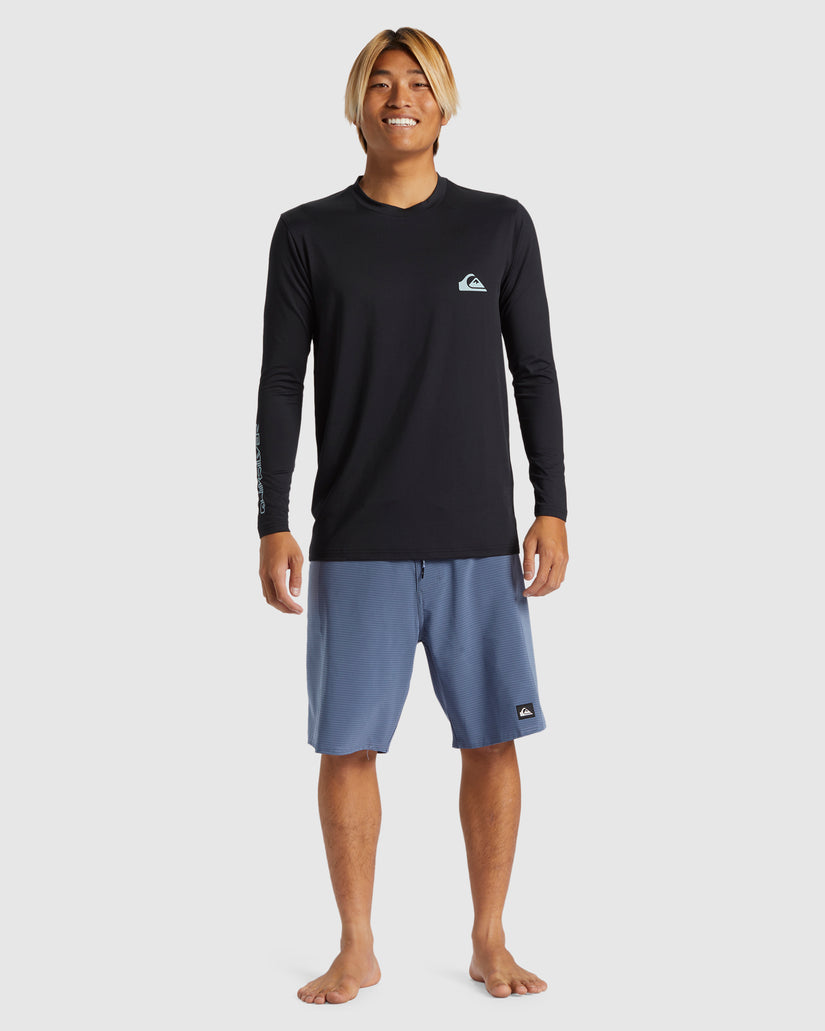 Quiksilver Everyday LS UPF50 Surf Tee - Black (view 2)