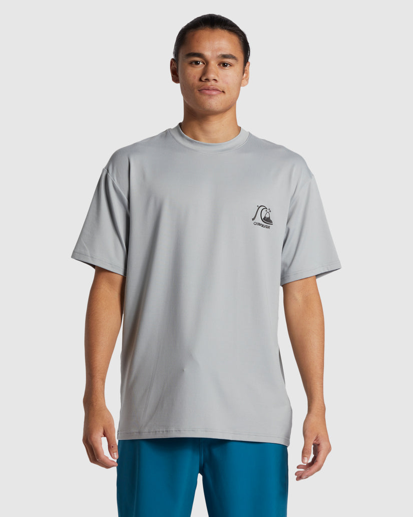 Quiksilver DNA Bubble Logo Surf Tee - Quarry