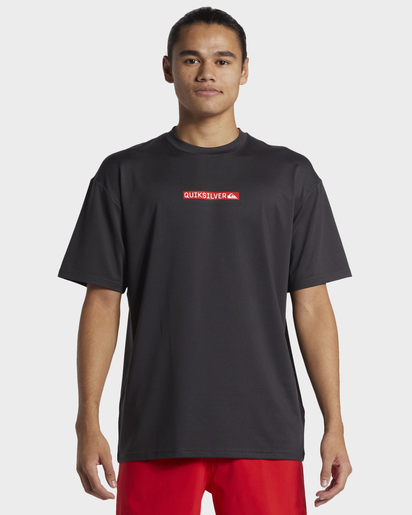 Quiksilver DNA Clicker Logo Surf Tee - Tarmac