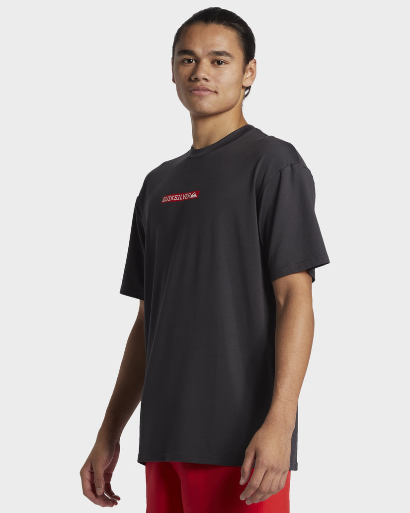Quiksilver DNA Clicker Logo Surf Tee - Tarmac (view 2)