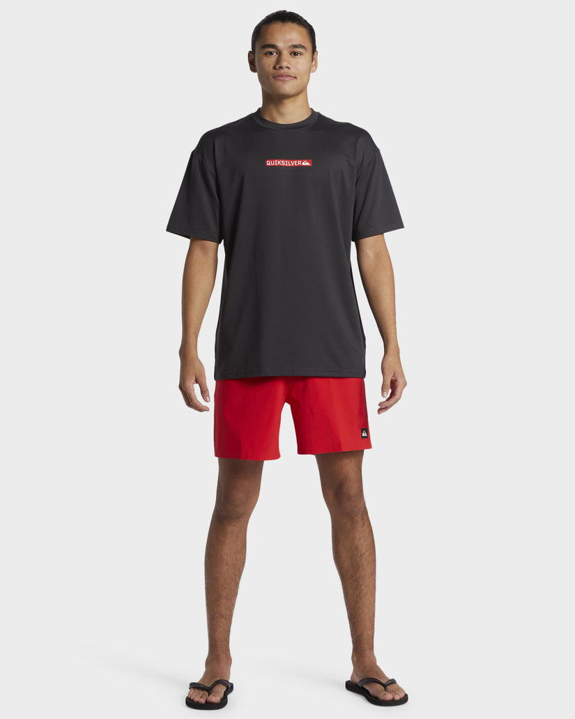 Quiksilver DNA Clicker Logo Surf Tee - Tarmac (view 5)
